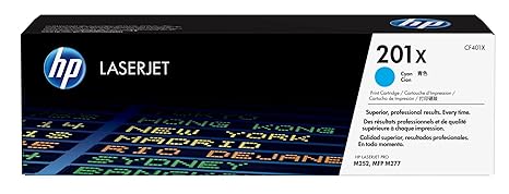 HP 201X (CF401X) Blau Original Toner mit hoher Reichweite für HP Color Laserjet Pro M252, M274n, M277