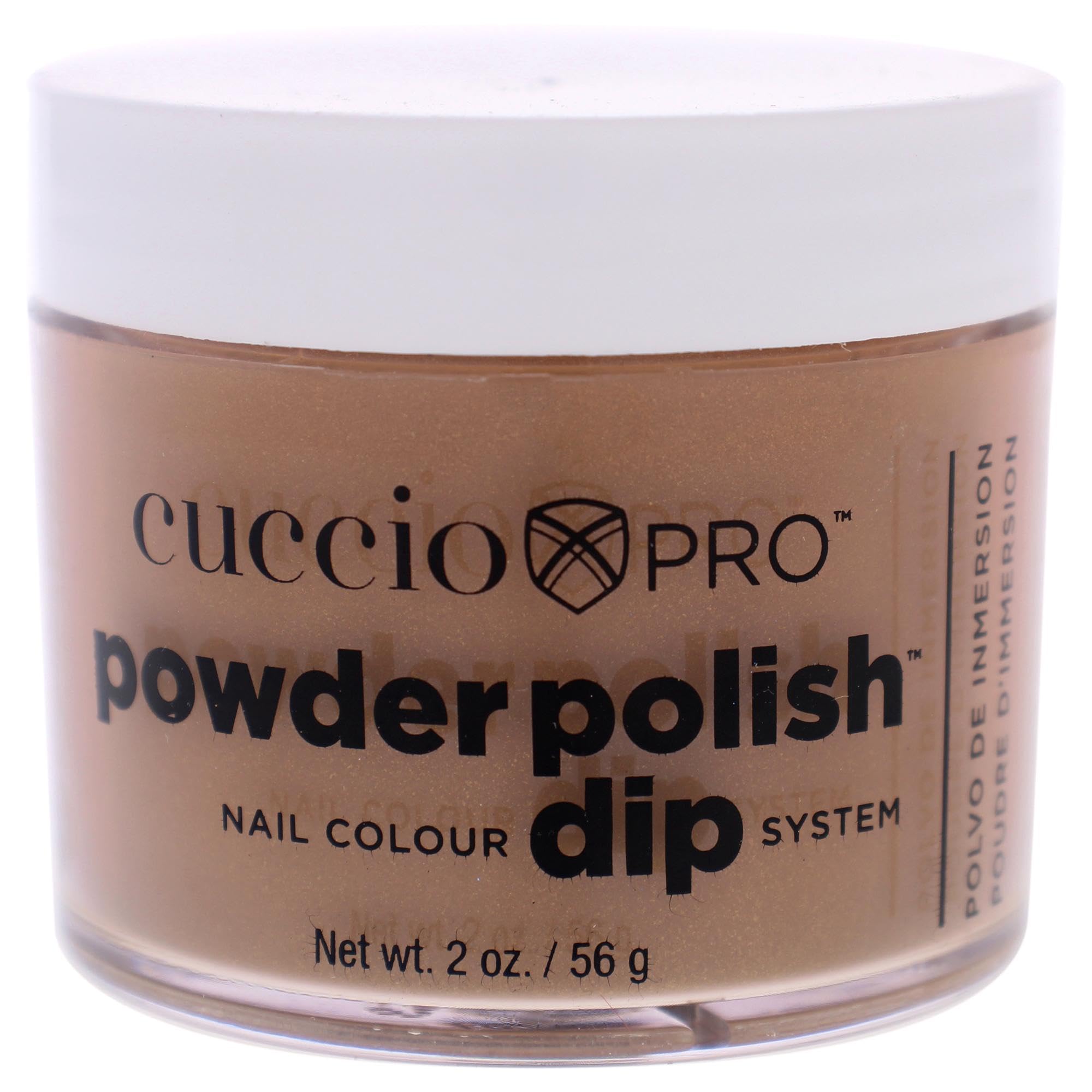 Cuccio Powder Polish Dip 56 g, Brown Sugar