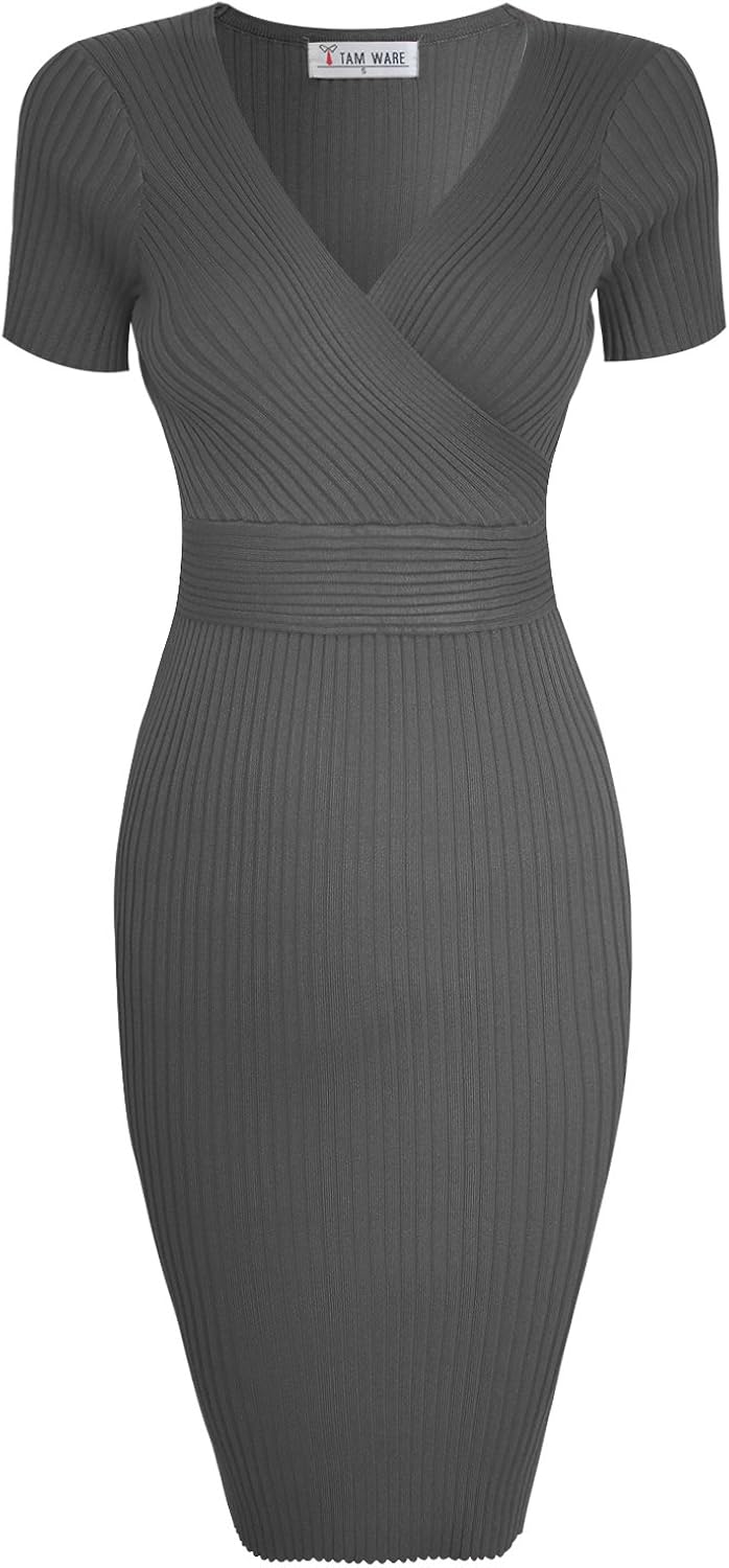 cap sleeve bodycon midi dress