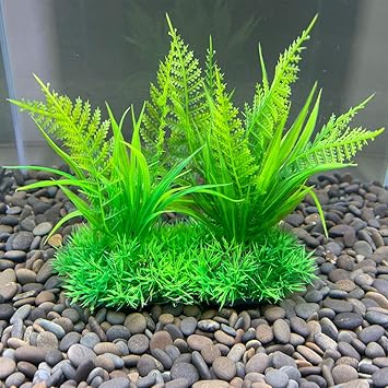 Amazon 水槽用 人工水草 15cm小 中型水草 レイアウト 水槽 オーナメント 水槽内装 アクアリウム 水槽 飾り 観賞魚 熱帯魚 金魚 爬虫類 隠れ家 水族館内装 構築植物 熱帯植物 A 種類 Smoothedo Pets 人工水草 通販