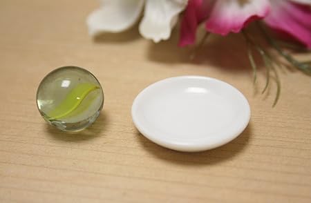 Amazon 日本製 ミニチュア食器 Pbプレート ミニチュア陶器 製造直売品 白 ミニチュアパン皿 ケーキ皿 皿 Acswebshopオリジナル 調理器具 食器 おもちゃ