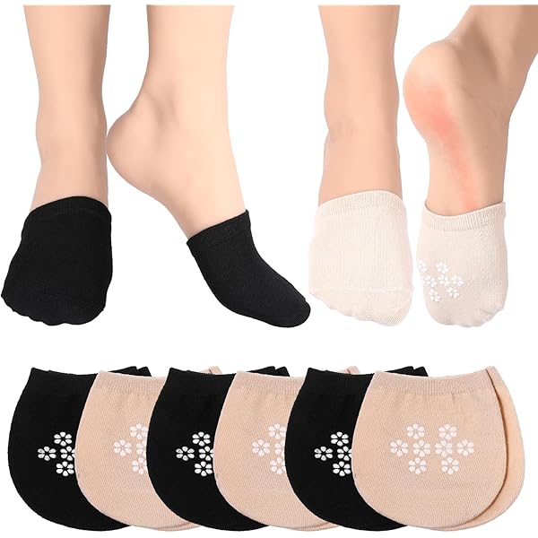 XINIFOOT 4 Pairs Ball Of Foot Cushion Pads, Insoles For Heels Self Adhesive Pads - View #4
