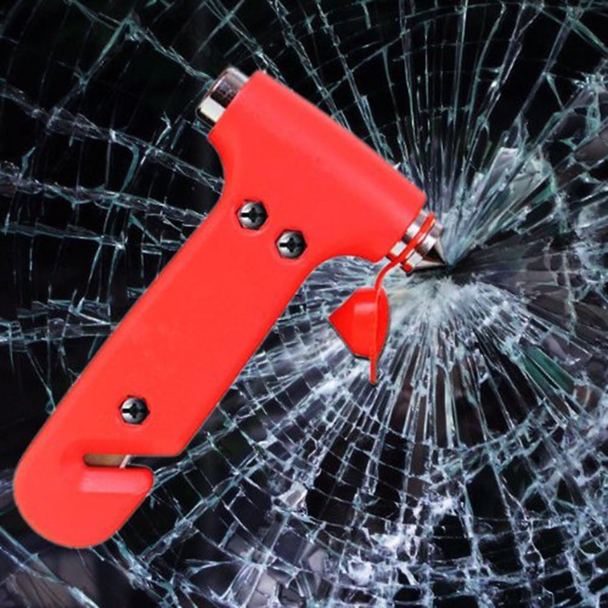 SDTM Car Safety Hammer, 3 in 1 Automotive Emergency Escape Hammer Seatbelt Cutter Emergency Window Punch Breaker Auto Disaster Rescue Tool for SUV/Truck/Bus (Pack of 2)
