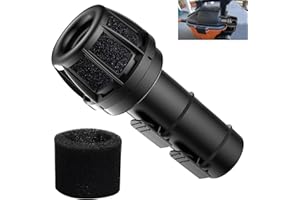 KITCHENKIPPER VT2525 & WS25025A 2.5 Inch Muffler/Diffuser Accessory for Ridgid Wet/Dry Vacuums, Fits Most Vacs With A Standard 2-1/2" Exhaust Port, To Reduce Blowing Dust and Debris