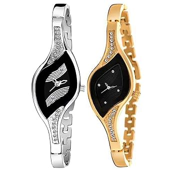 Combo Stylish Designer Dial Wrist Girls Watch - for Women