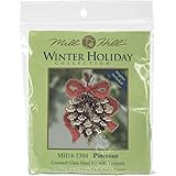 Mill Hill Snowy Owlet Cross Stitch Kit - Weihnachtsbaumschmuck Mit Perlen 2016