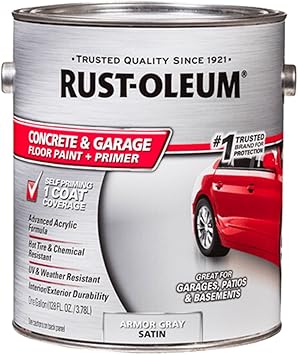 Rust Oleum 225380 Concrete And Garage Floor Paint Battleship Gray