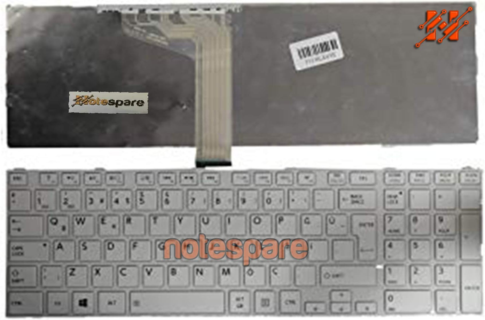 Notespare for Toshiba Satellite 9Z.N7TSU.40T Laptop Keyboard Turkish White