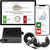 Eyedro Home Energy Monitor – Real-Time Electricity Usage Monitor with Solar Net Metering – Whole House Power Consumption Moni