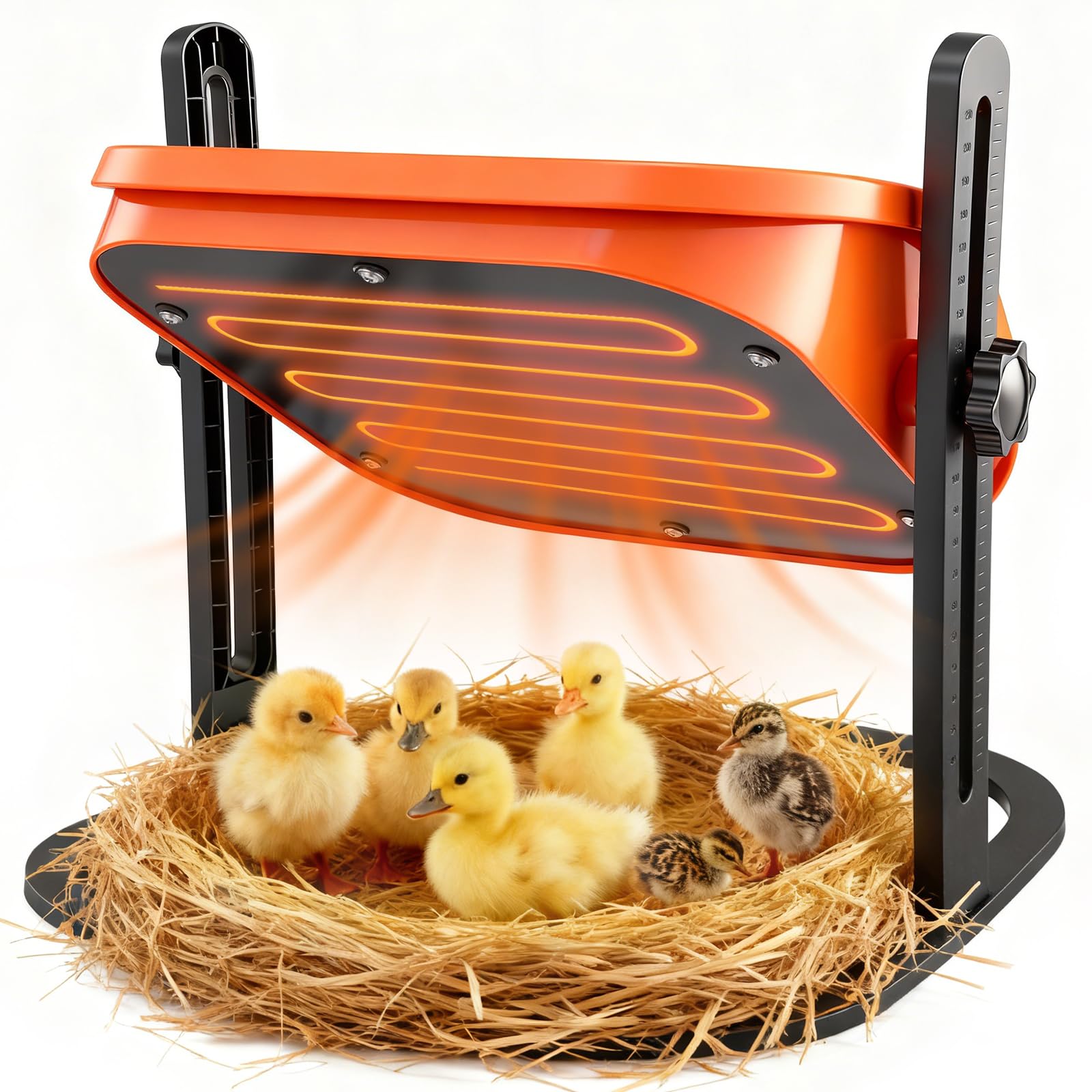 Photo 1 of *MISSING PARTS - See Clerk Notes*
SakerNeo 10'' x 10'' Brooder Plate for Chicks, Upgraded 50W Power with 3-Level Temp(97-117-137°F), Adjustable Height & Angle, 6.7FT Long Cables, Chick Heat Plate for Chick Pourltry & Brooder Box