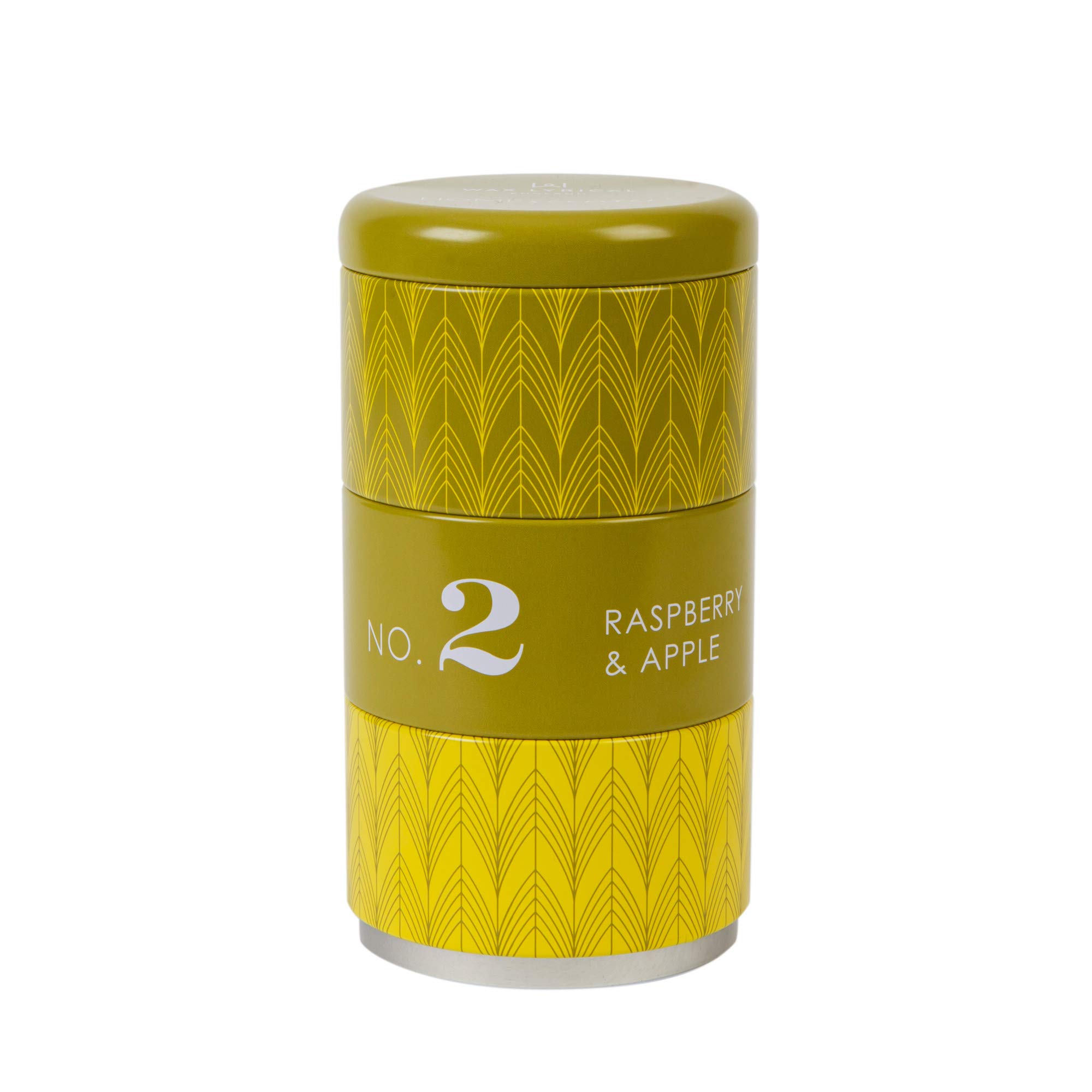 Wax Lyrical Homescenter Set/3 Stacking Candle Tins Raspberry & Apple