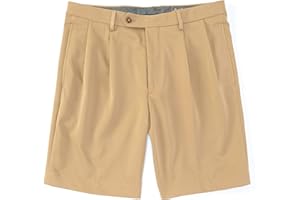 Cremieux Daniel Signature Pleated Performance 9 Inseam Microfiber Shorts S95HT401