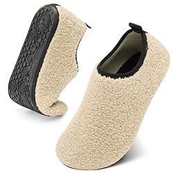 QFH Womens Mens Indoor Home Slippers Adult