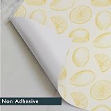 The Master Herbalist Unscented & Wipe Clean Drawer Liners Lemons Design 60x42cm view 9