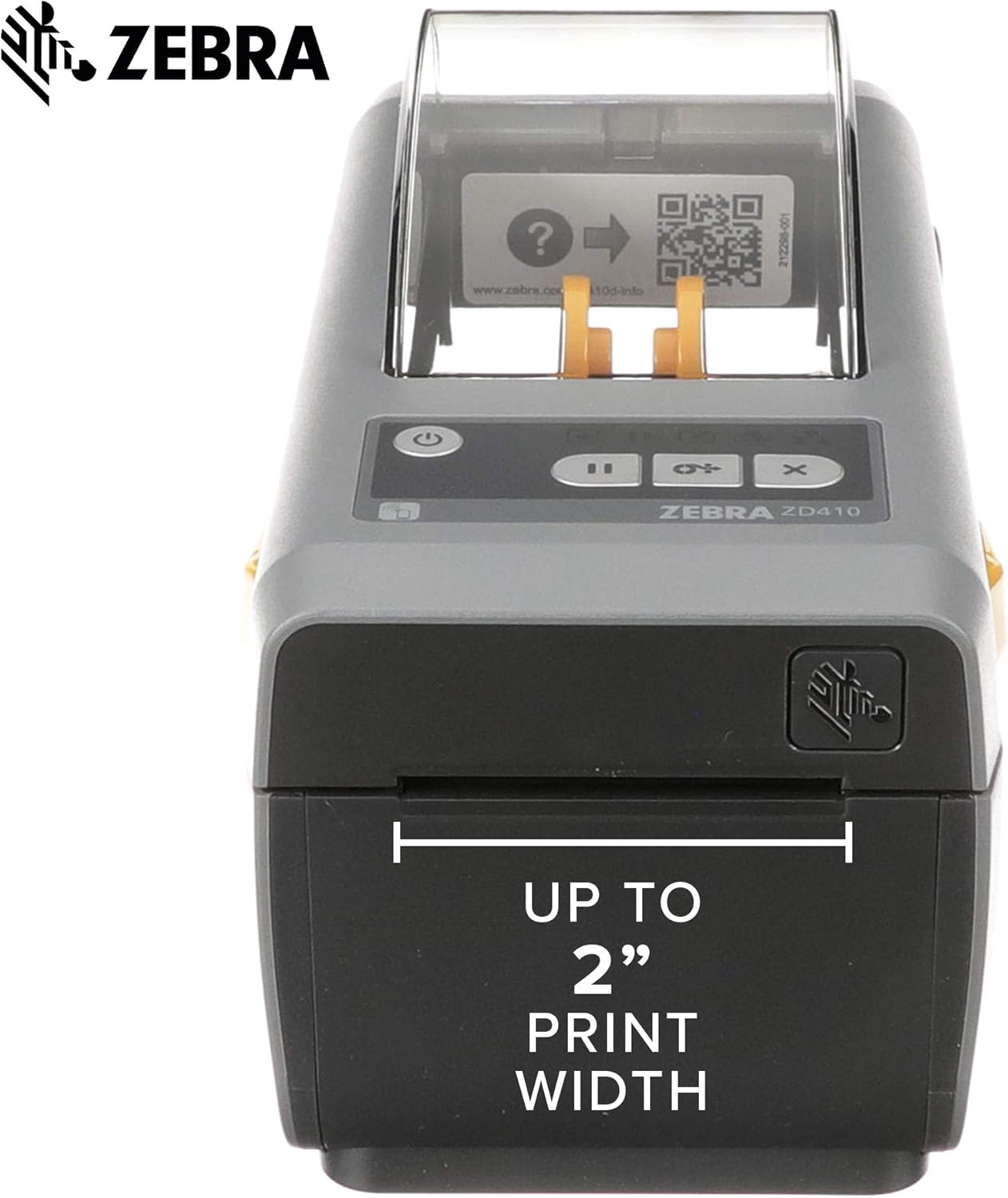Zebra - ZD410 Direct Thermal Desktop Printer for labels, Receipts, Barcodes, Tags - Print Width of 2 in - USB, Ethernet Connectivity - ZD41022-D01E00EZ : Electronics
