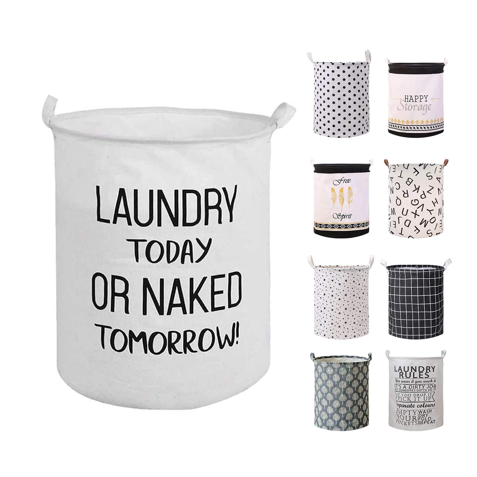 Devlop Laundry Basket Storage, Collapsible Laundry Hampers Fabric, Large Capacity Folding Laundry Bag for Quilt, Pillow, Bedding, Blanket and Clothes 【Waterproof, Foldable, Dustproof (Today)