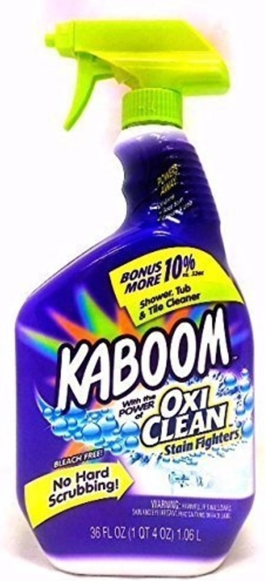 KaboomShower, Tub and Tile Cleaner With Oxi Clean, 36 oz