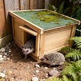 Unibos Luxury Hedgehog House Hedgehog Feeding Station Hibernation Shelter view 3