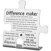 Thank You Appreciation Gifts for Coworkers, Boss, Women, Men, Nurse, Mentor Teacher. Going Away Gift Retirement Gift for Employee, Inspirational Motivational Quote Decorative Signs Plaques WDD3