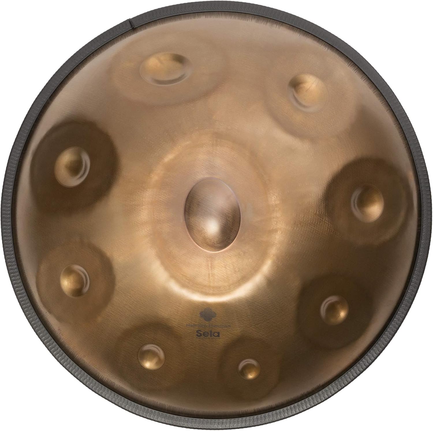 Sela SE 201 Harmony Handpan D Kurd Stainless Steel, including padded nylon bag and cotton gloves, steel drum, handmade - Image 3