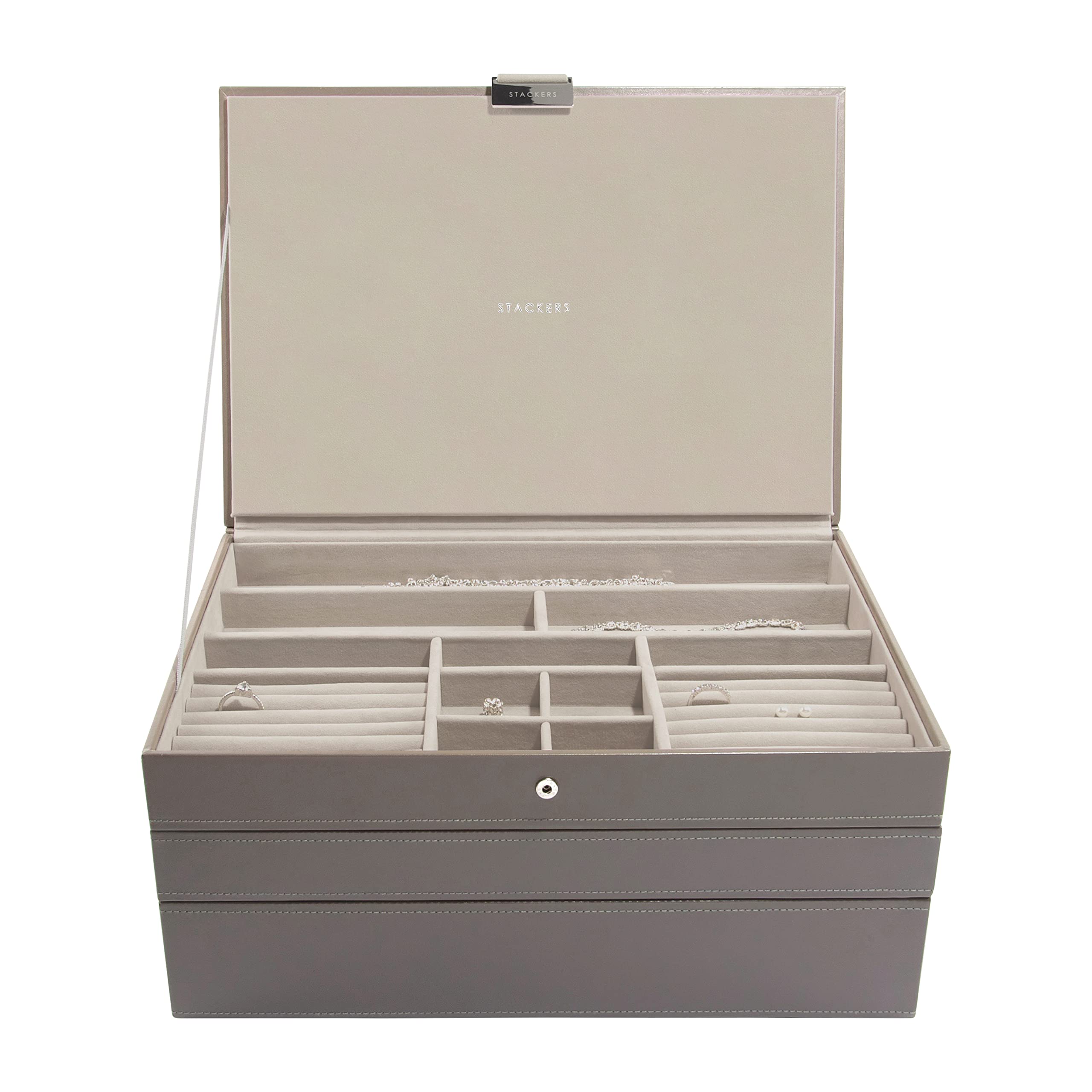 Stackers Mink Supersize Jewellery Box- Set of 3