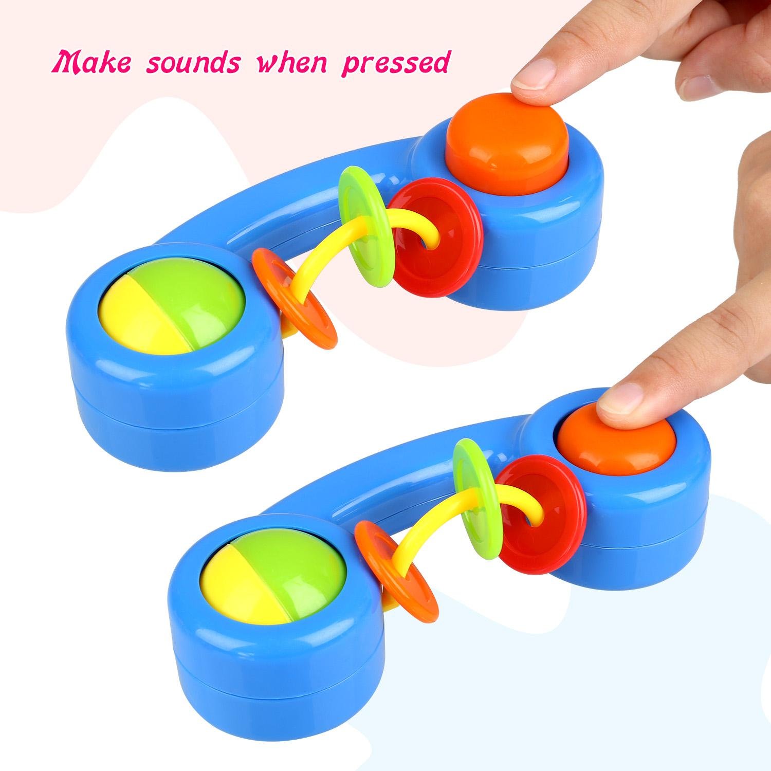 Peradix Kleinkind Rassel Sound Spielzeug für Baby