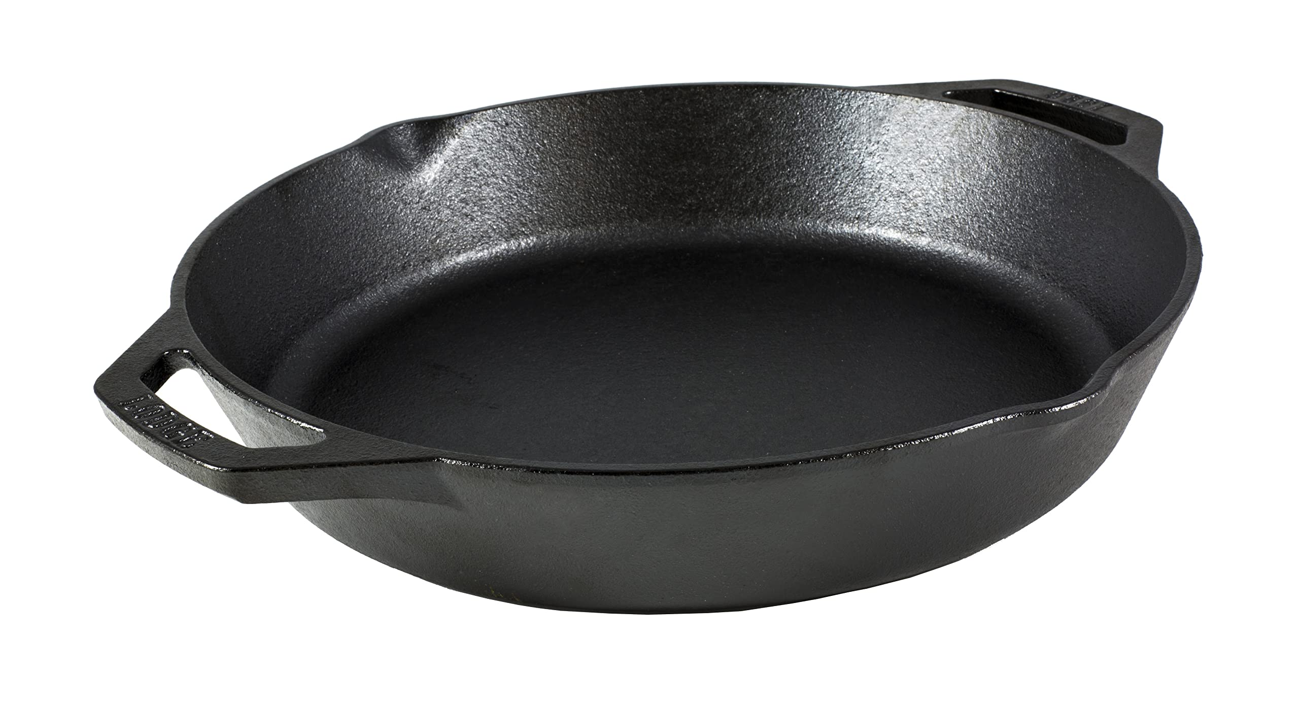 Lodge Pre-Seasoned Cast Iron Skillet for Indoor and Outdoor Use. Induction Frying Pan. Oven, Grill and Metal Utensil Safe Skillet Frying Pan with Dual Handles. Made in The USA. 30.5 cm/12 inch — image 1