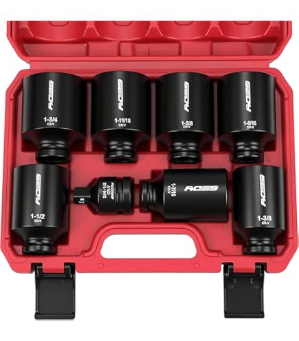 SUNEX Tools 1/2 in. Drive 1-7/16 in. 6-Point Deep Impact Socket