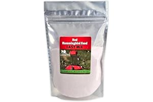 Songbird Essentials Red Hummingbird Nectar Mix - 8 Ounce Dry Concentrate Makes 48 Ounces - No Boil, All Natural, No Dyes or Sweeteners - Attracts Orioles & Hummingbirds