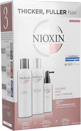 Nioxin System 3 Starter Kit Shampoo Conditioner Treatment