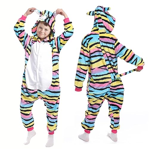 Discoball Jumpsuit Pajamas Kids, Onesies for Kids Unisex Hooded Romper Jumpsuit Sleepsuit for Girls Boys, Long Sleeves Hoodie Jumpsuit Flannel Bodysuit 18 Months-7 Years