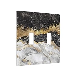 Marble Texture Modern Abstract Black White Gold