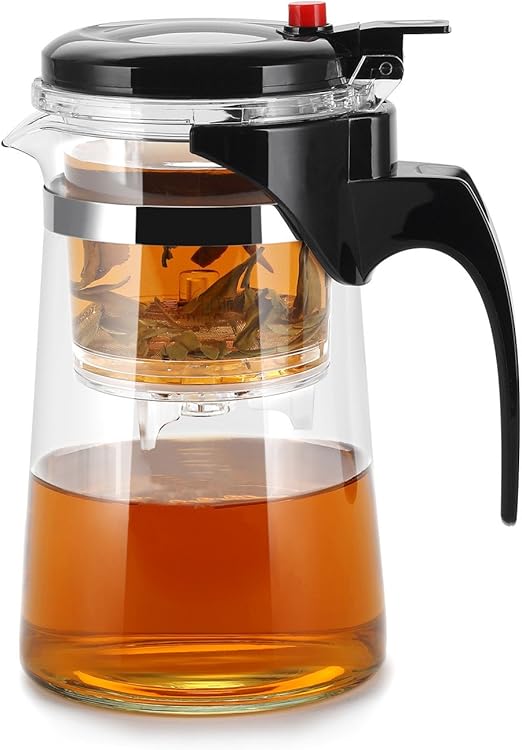 KLS Loose Leaf Tea Maker With Glass Teapot, Patented