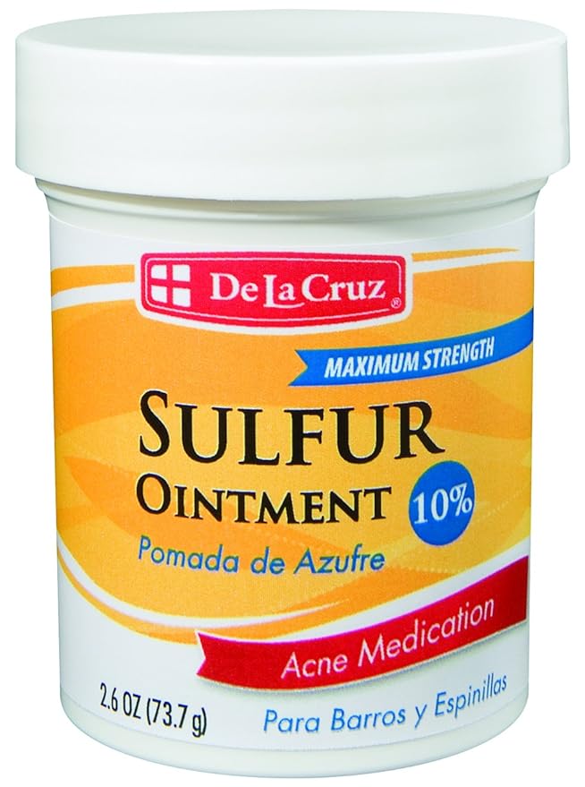 Buy SULFUR OINTMENT 10 POWERFUL ACNE MDICATION 2.6 OZ. Online at Low