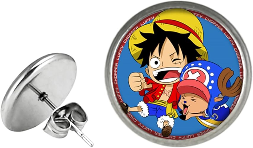 Amazon ワンピース ポスト スタッド シルバートーン プレミアム クオリティ イヤリング アニメ 漫画 テレビ コミック 映画 漫画 ピアス 通販