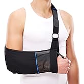 Comforband Arm Sling – Lightweight & Breathable Medical Sling with Adjustable Shoulder Strap for Torn Rotator Cuff, Broken or Fractured Forearm Bones, One size fits most