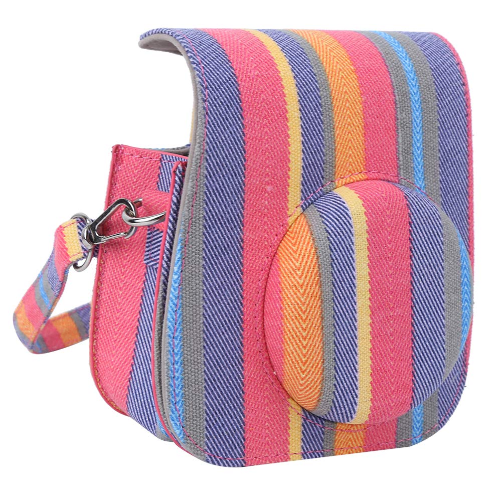 Instant Camera Bag, Protective Case with Adjustable Shoulder Strap for Fujifilm Instax Mini 11
