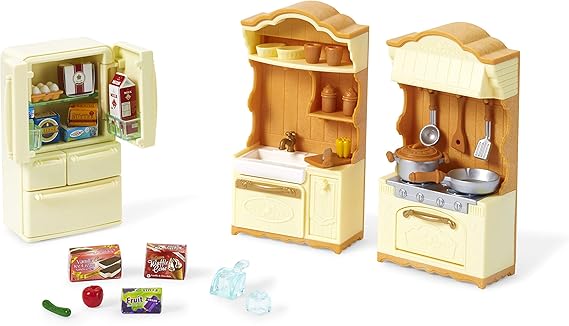 Multicolore 52 Set Chambre Bebe 5341 Multicolore Sylvanian Families La Cuisine Amenagee Mini Poupees Et Accessoires 52 Poupees Et Accessoires Mini Poupees Et Accessoires Fleetman Fi