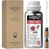 HIQILI Rose Essential Oil for Diffuser, Soap, Perfume & Candle Making - 16 Fl Oz