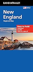 Rand McNally Easy to Fold: New England Laminated Map