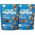 HighKey Sugar Free Cookies Variety 2-Pack - Keto Snack Pack Zero Carb No Sugar Chocolate Chip Cookies + Snickerdoodles Low Carb Snacks Gluten Free Diabetic Snack Dessert Diet Friendly Food Sweets 4oz