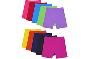 RUISITA Resinta 10 Pack Dance Shorts Girls Bike Short Breathable and Safety 10 Color