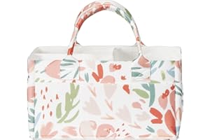 Sammy & Lou Diaper Caddy Organizer - Collapsible Tote Bag with Handles - Organizer for Diapers, Wipes & Baby Changing Supplie