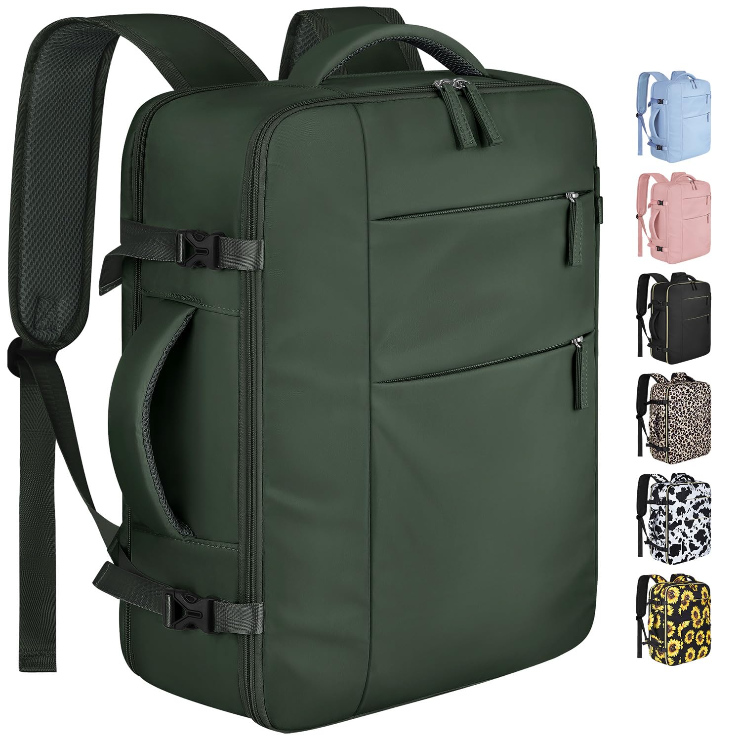 Capolo Travel Backpack for Women Men Waterproof Laptop Backpack ...