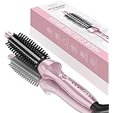 DAN Technology Thermal Brush,Dual Voltage Travel CurlingBrush, 60 min Shut Off Electric Curling Brush, Temperature Adjustable Heated curlingBrush,3/4 inch Curling Irons
