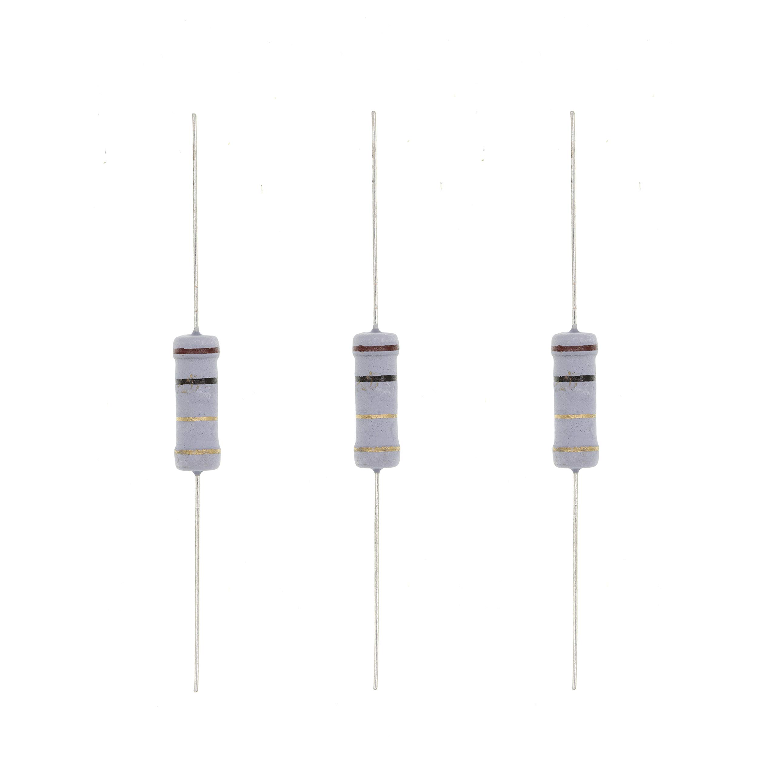 HUABAN 20PCS 3W 3 Watts 1R 1 Ohm 5% Metal Oxide Film Resistor