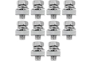 SG Store 20 Pcs Lawn Mower Battery Fixing Square Nut Screw Set M5x10mm Compatible with ARIENS Compatible with MTD