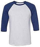Bella Canvas Mens Triblend 3/4-Sleeve Baseball