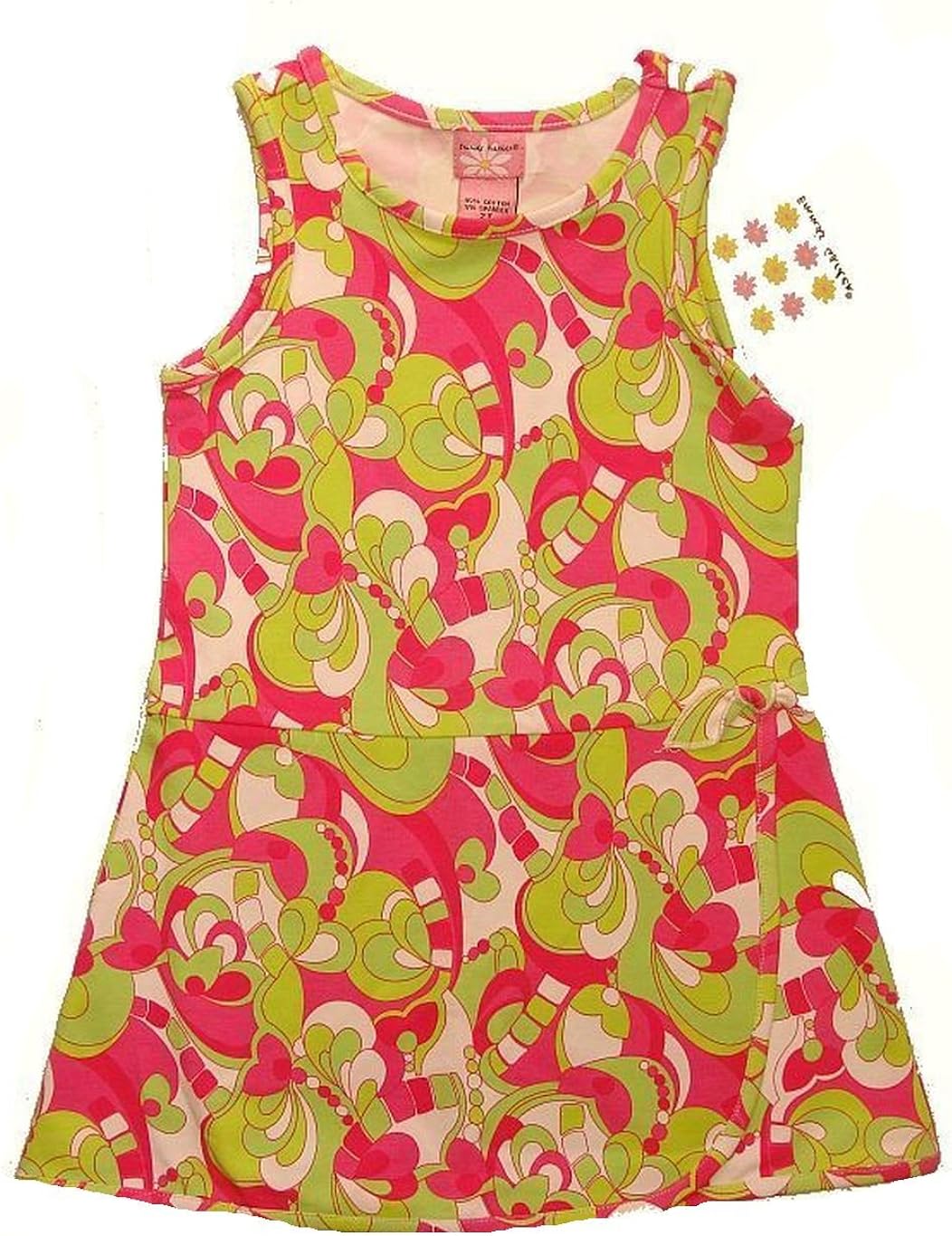 pink and green sundress