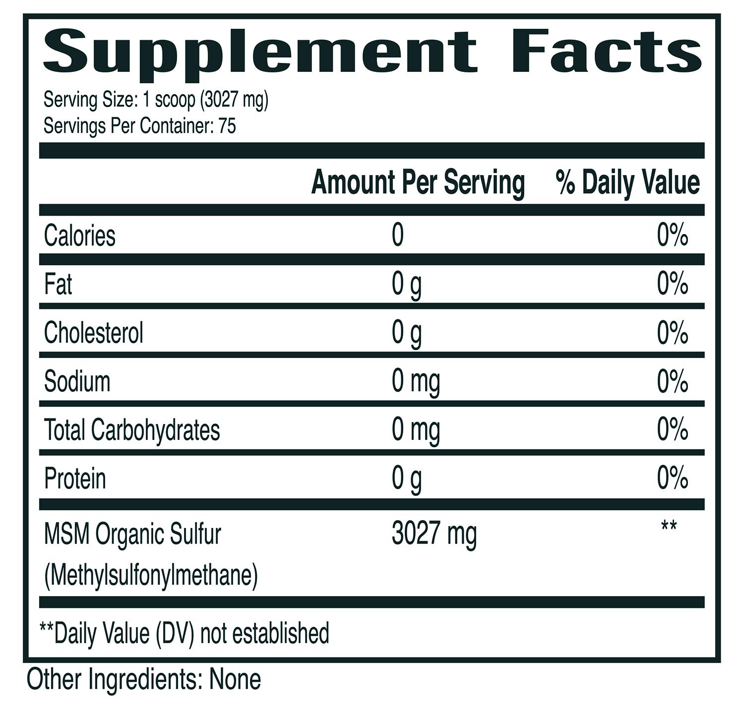 MSM Organic Sulfur Crystals by No Boundaries Health and Wellness All